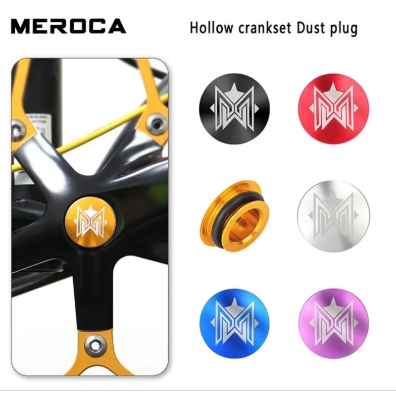 Meroca Penutup Arm Crank HT2 Sepeda Penutup Sebelah Kanan Crank Sepeda Hollowtech 2