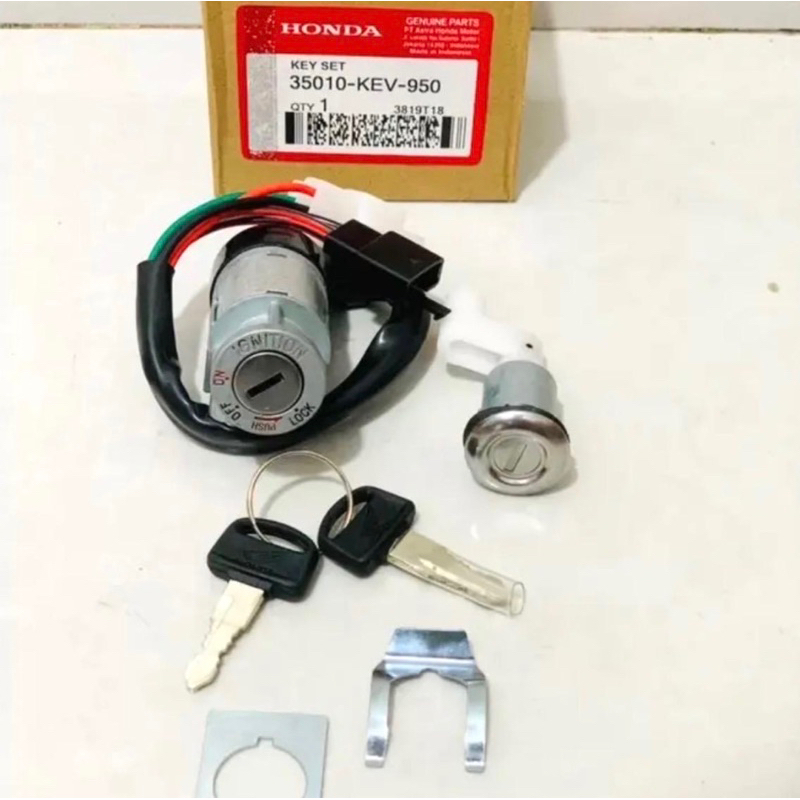 Kunci Kontak Set (KEV) untuk motor Supra X Lama , Supra Fit Lama