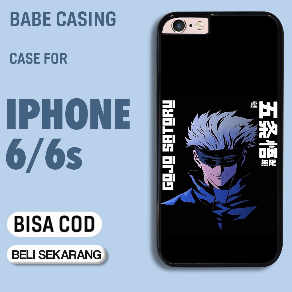 case hp iphone 6 6s terbaru aesthetic anime jujutsu art streetwear cute keren cowok lucu casing hp c