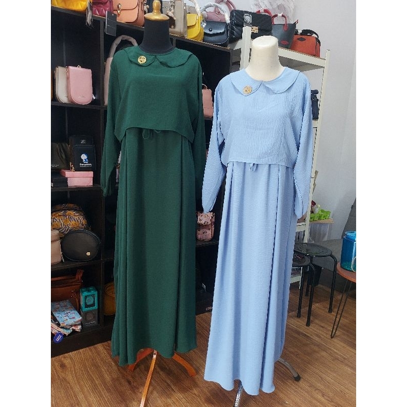Gamis Wanita | Niami Dress | Gamis Modis | Gamis Crinkle