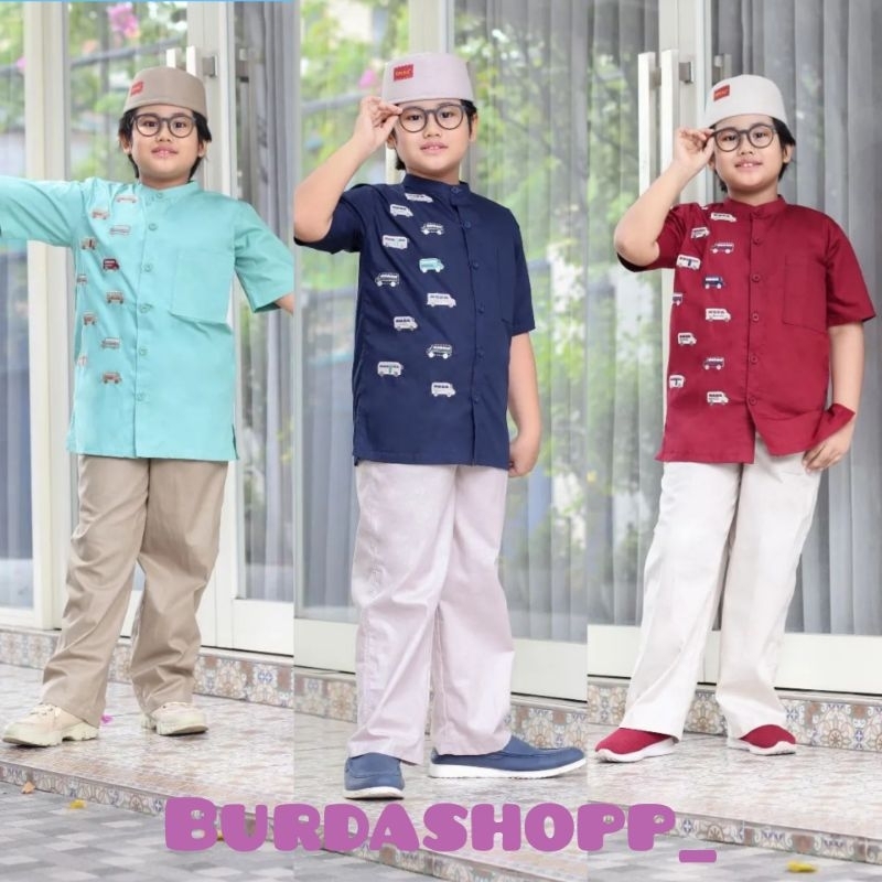 BAJU MUSLIM KOKO ANAK DANNIS TAPL0506 LAKI LAKI SIZE 3, 4, 5, 6, 7, 8, 9