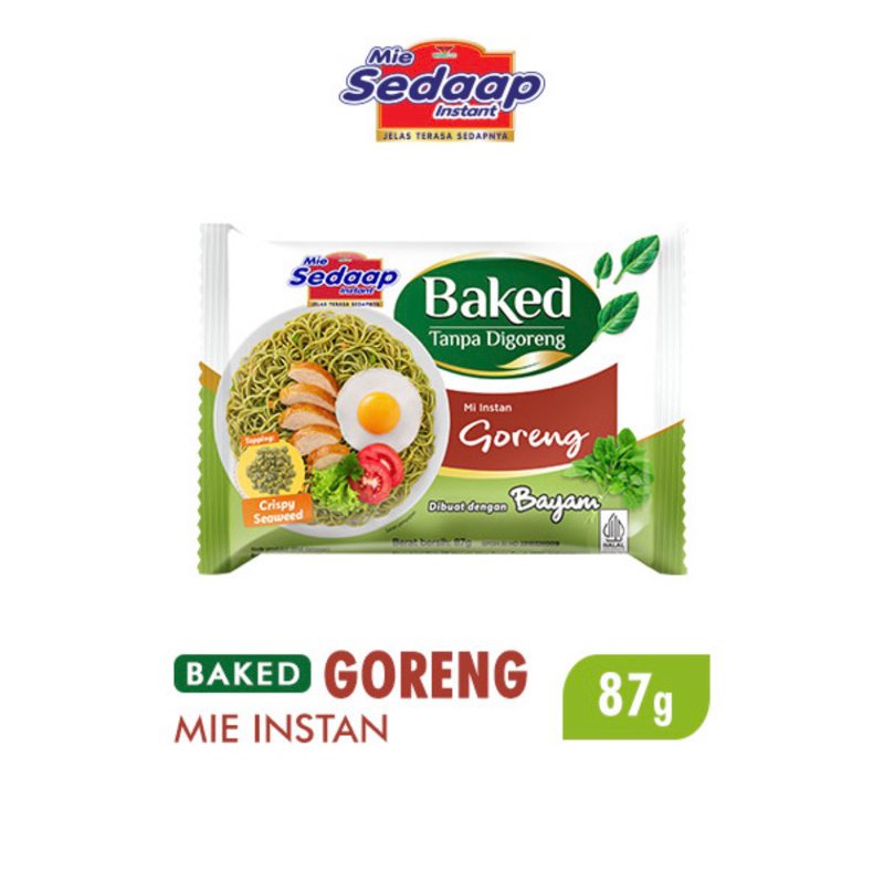 

Mie Sedaap BAKED GORENG BAYAM 87 grm