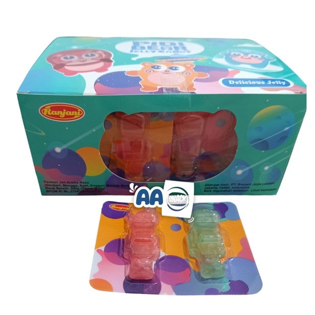 

RANJANI PERMEN JELI PIDI BEAR BOX ISI 24 X 10GR