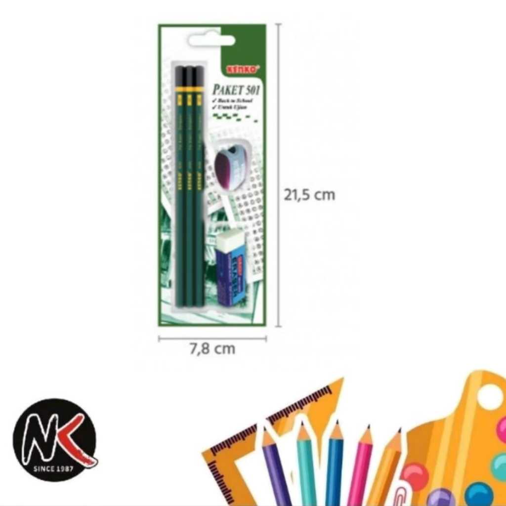 

Pensil/Pencil 1 Set/Paket Ujian KENKO 501