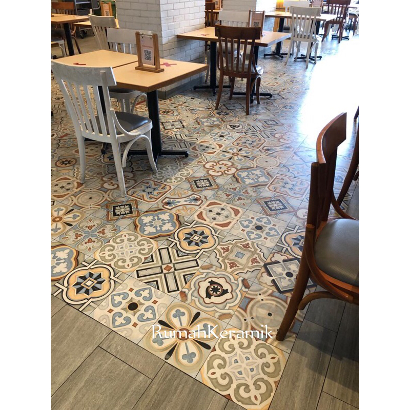 Roman Granit dAversa Ornato GT332706R/Lantai Vintage/Ubin Tagel/Lantai Batik