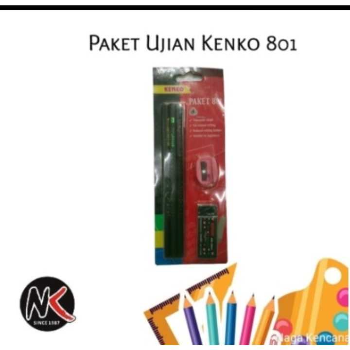 

Pensil/Pencil 1 Set/Paket Ujian KENKO 801