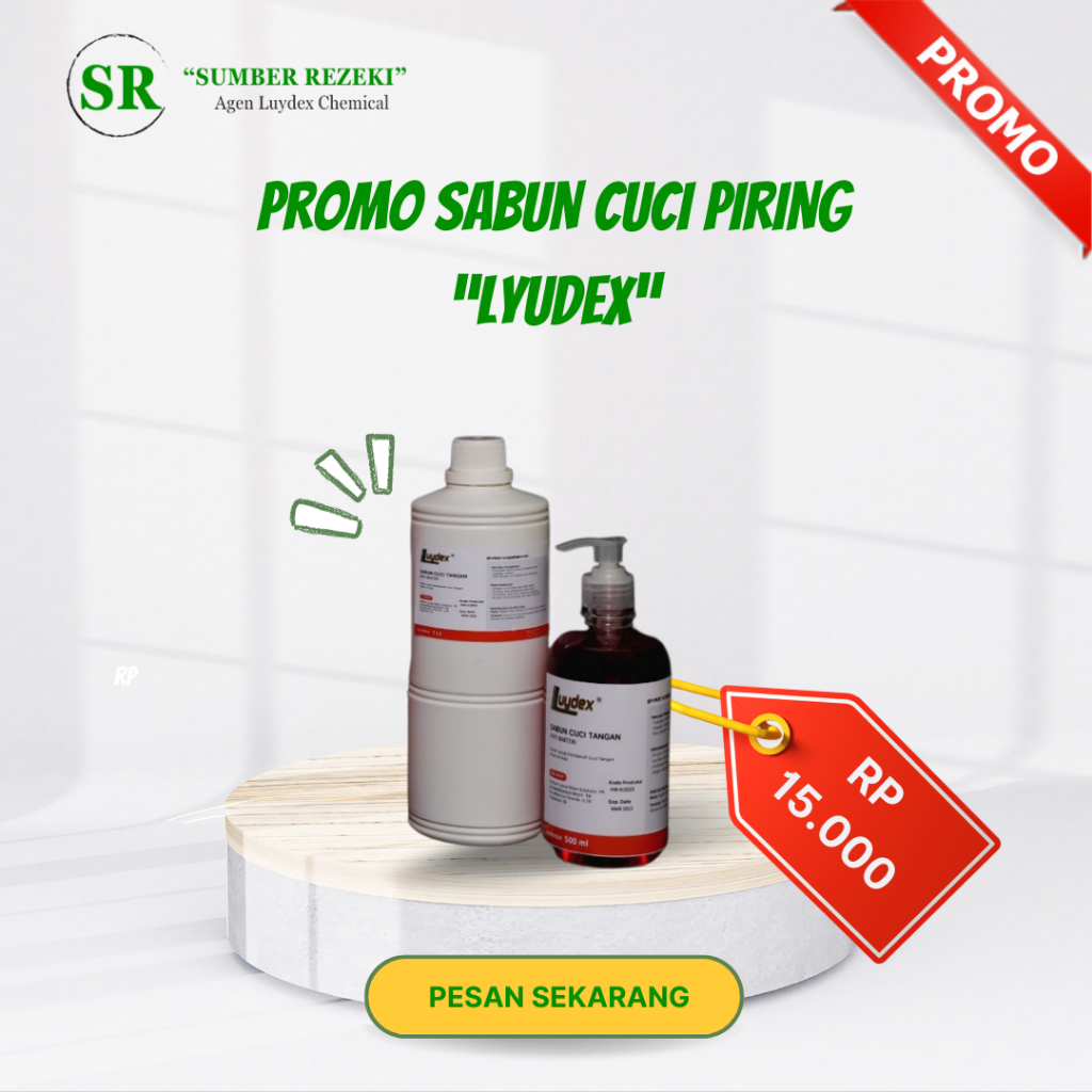 PROMO SABUN CUCI PIRING REFIL "LUYDEX" 1 Liter