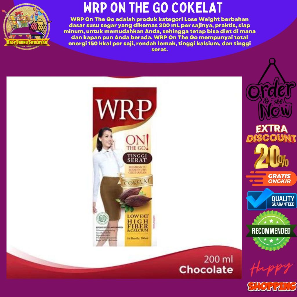 

WRP On The Go Chocolate 200Ml