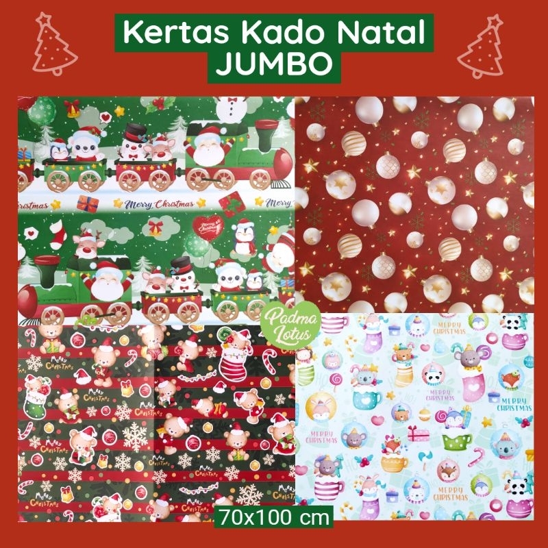 

Kertas Kado Natal Jumbo Christmas wrapping paper
