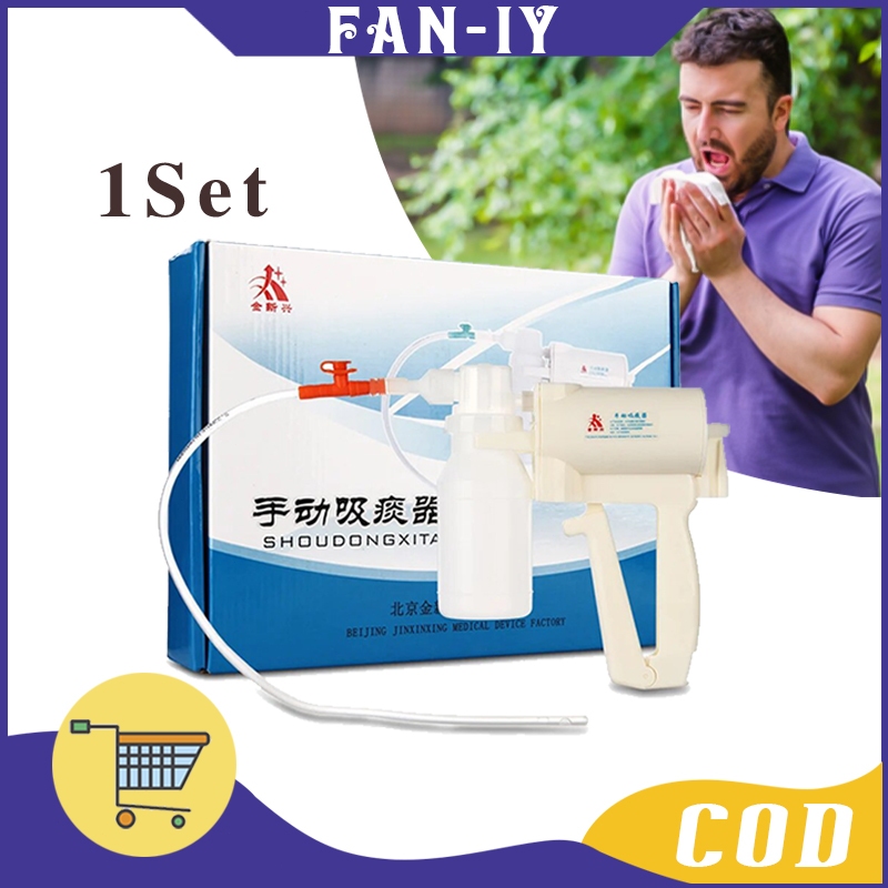 Alat Suction Penyedot Dahak Dewasa Lansia Suction Pump Manual Portable Alat Sedot Dahak Botol Reserv