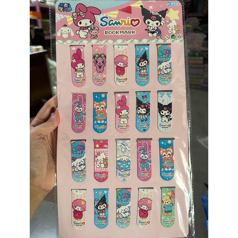 

Pembatas Buku Magnet / Sticky Note Magnet / Magnet Bookmark Lembaran isi 20pcs