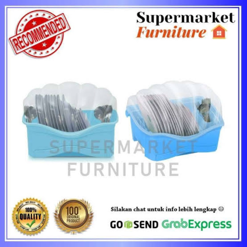 Rovega SDR800 Rak Piring Plastik  Shella Rovega Rak Piring Mini Rak Piring Murah Rovega Original