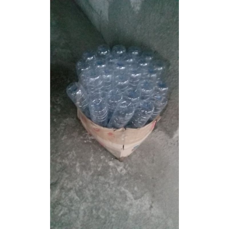 botol aqua bekas 1,5 liter bekas potong 20 cm