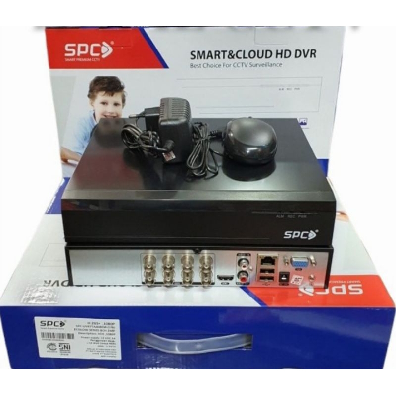 DVR 8 CHANNEL SPC+HARDISK 1 TB MFI