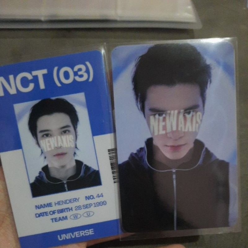 PC photocard hendery nct universe 2020