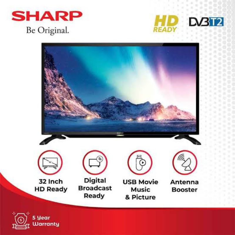 Digital TV SHARP Aquos 32" inch HD Ready 2T-C32DC1i / 2T-C32HD1500i / 2T-C32GD1500i