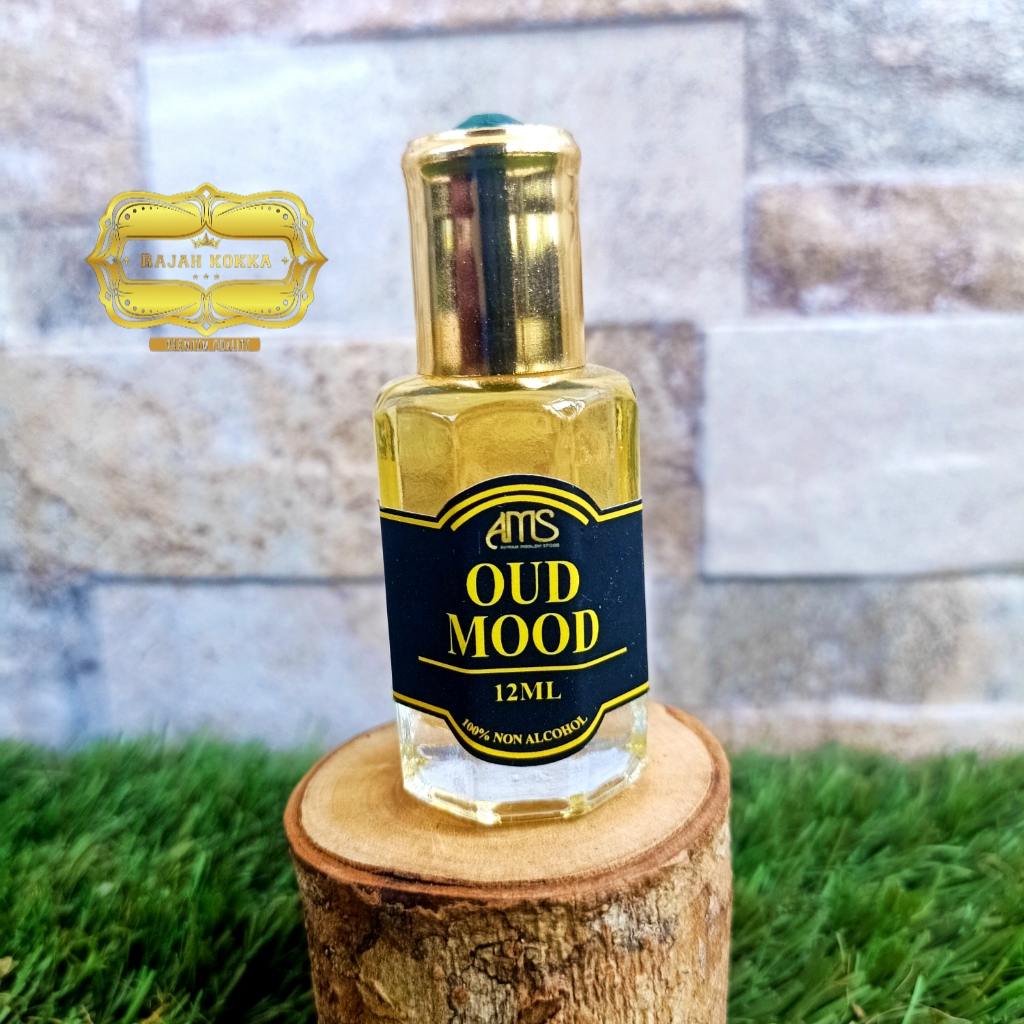 OUD MOOD PARFUM 12ML ORIGINAL PARFUM SHALAT 100% FULL BIBIT (BY.AMS)