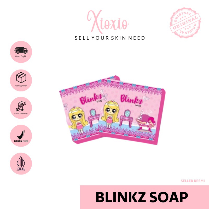 TERLARIS BLINKZ SOAP BPOM READY STOCK SABUN BLINKZ BLINK