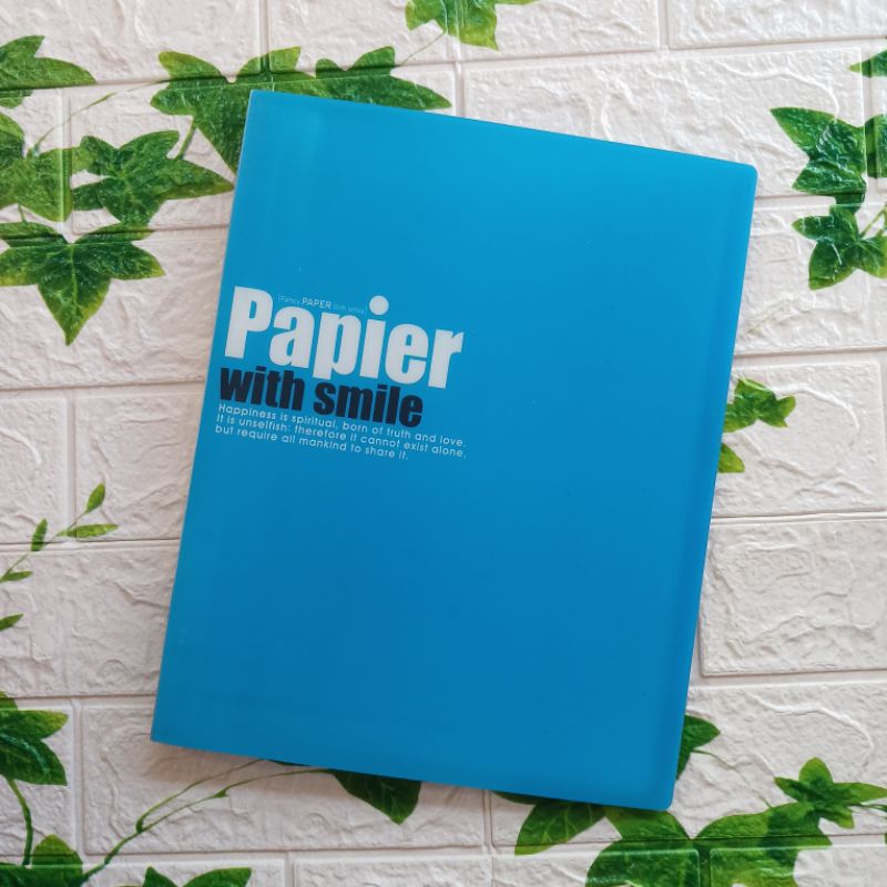 

PAPIER Clear File Holder Ukuran A4 isi 20 Pockets