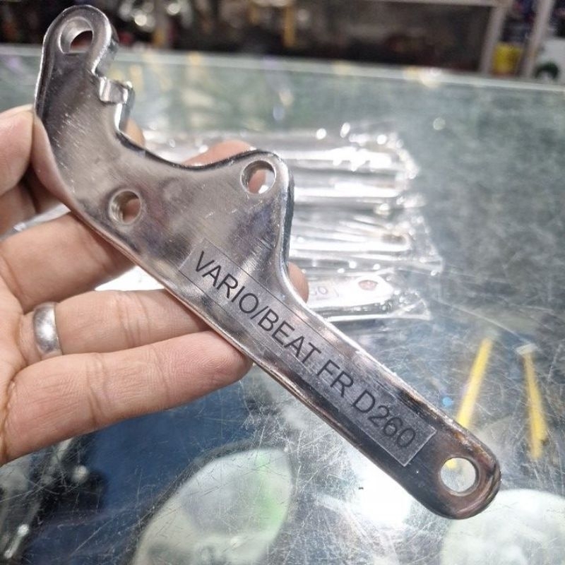 Breket kaliper 260mm nissin samurai / breket kaliper nissin samurai 260mm beat vario125 vario150 var