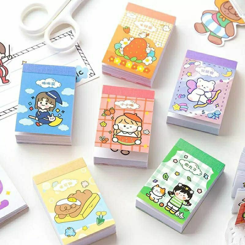 

stiker mini/stiker momo girl/stiker memo mini/stiker buku korea