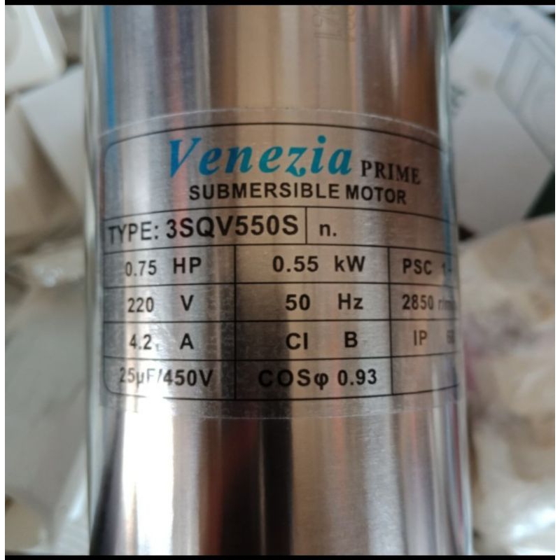 Submersible 0.75 HP Venezia Casing 3 inchi