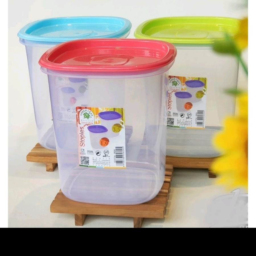 Toples 1,9 Liter / Green Leaf SCOTIA Stoples 5623