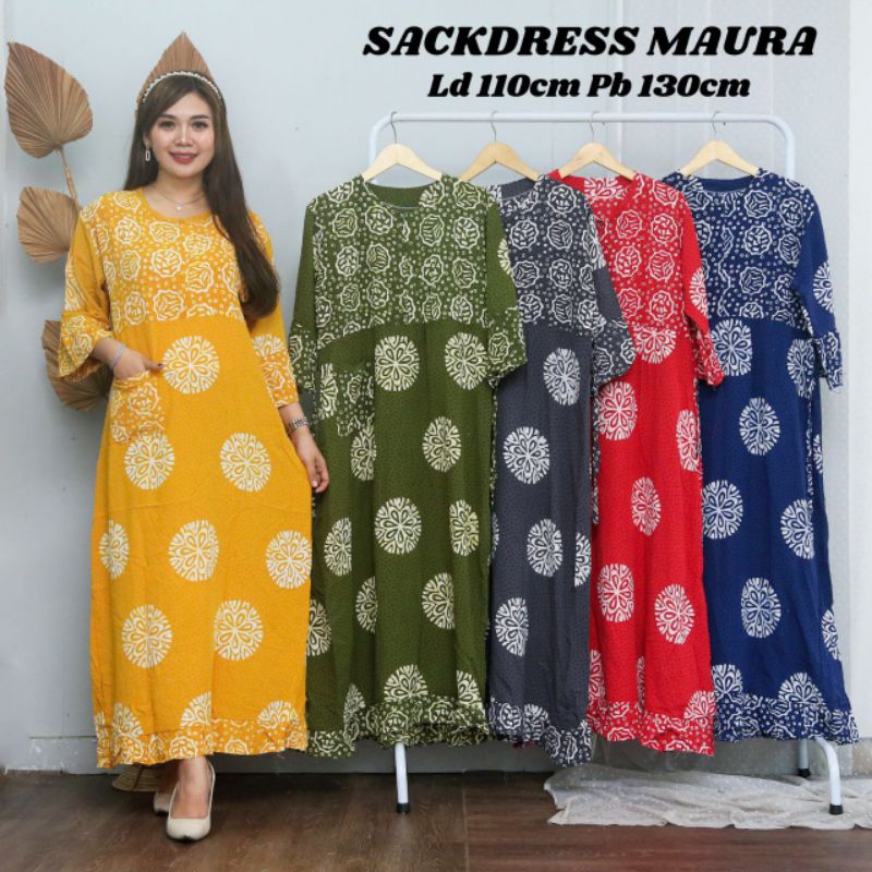 SECKDRESS MAURA | DASTER MAURA | DRESS MAURA | DASTER BATIK | BATIK PEKALONGAN