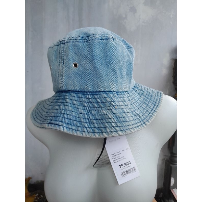 DYLEE&LYLEE JEAN BLUE FISHER BUCKET HAT