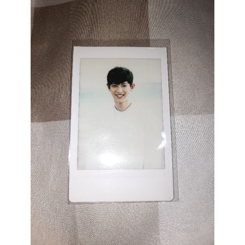 PHOTOCARD POLAROID OFFICIAL EXO CHANYEOL MUSEUM HAPPINESS SM HAPPINES SMTOWN
