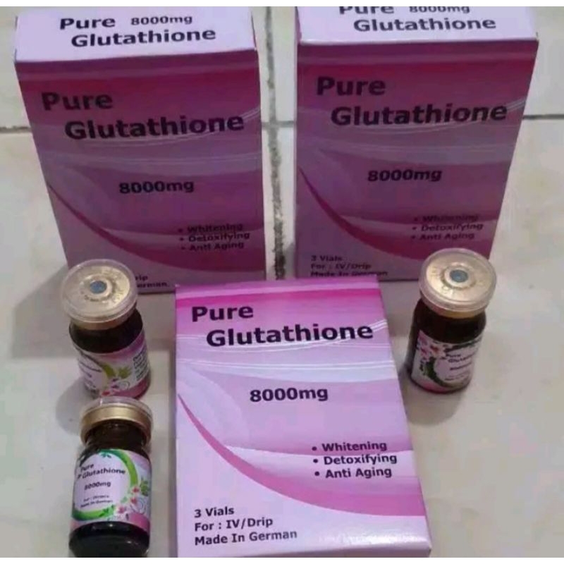 pure glutathione pink perbox (3vial)