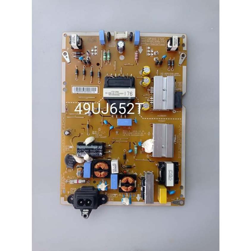 PSU Power Supply 49UJ652T - 49UJ652 Modul Mesin TV LG Original