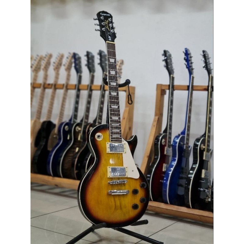 gitar epiphone les paul sunburst elektrik listrik
