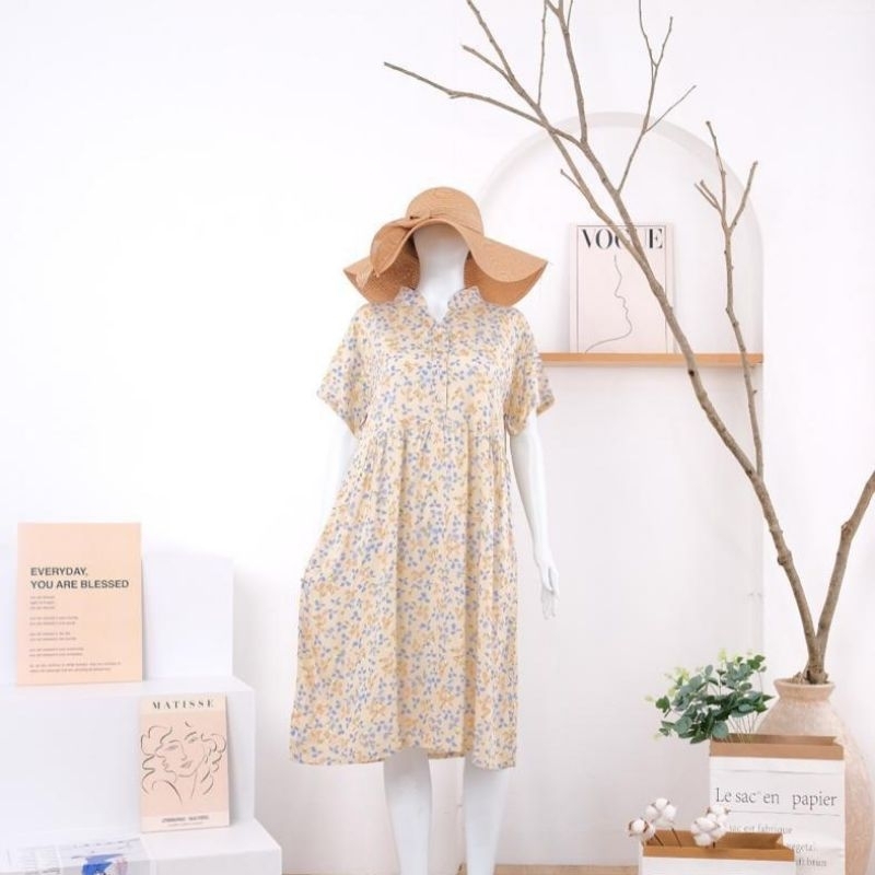 Daster Remaja Wanita Kerah Shanghai Original By Anederea