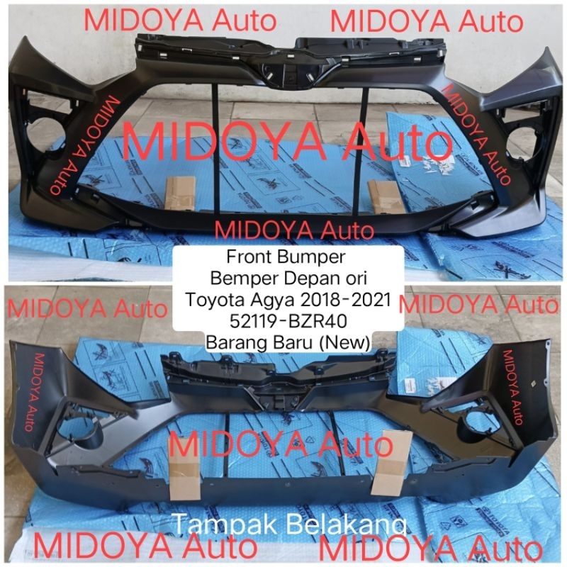 Front Bumper Bemper Depan Toyota Agya 2018-2021 ori 52119-BZR40