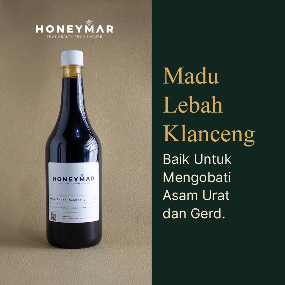 

Madu Honeymar Lebah Klanceng Hitam 100% Murni Raw Honey