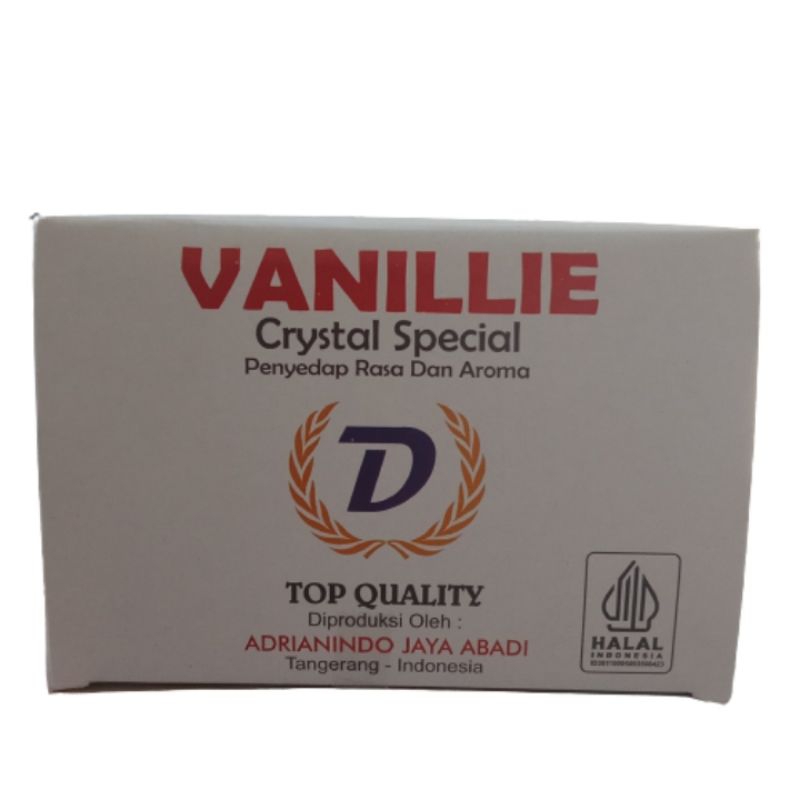 

vanillie/perisa vaneli/vanili bubuk isi 100 pcs