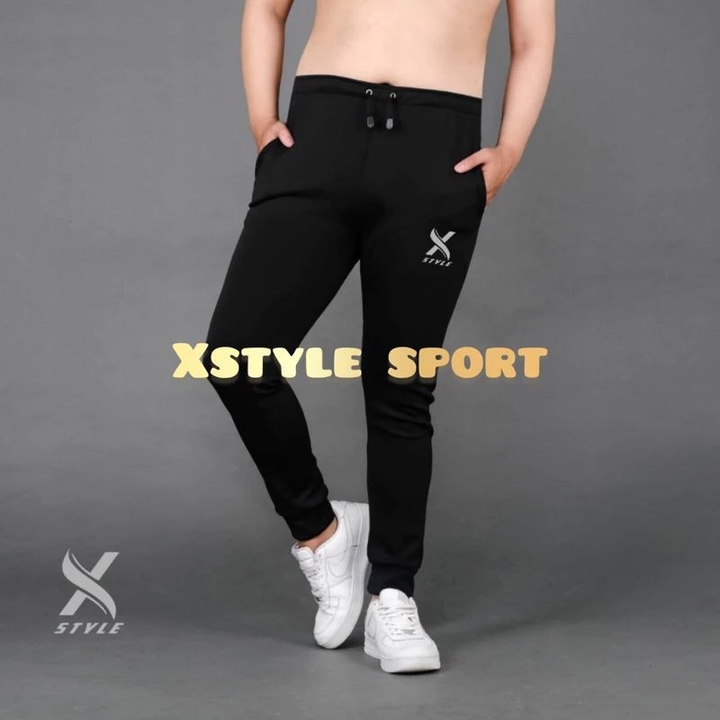 (X-tyle) Celana Jogger Pants Olahraga Pria Celana Jogger Training Panjang Murah