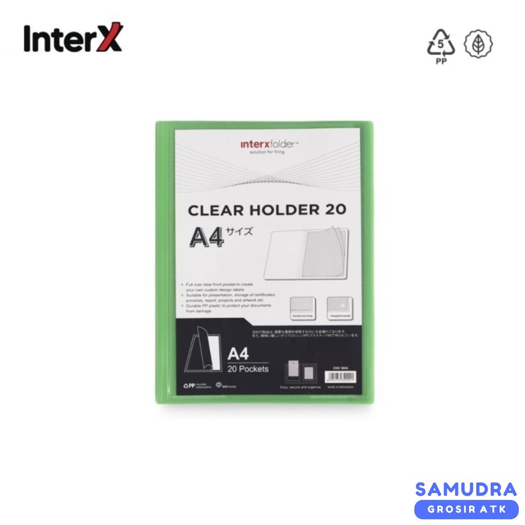 

Interxfolder Display Album A4 / Clear Holder A4 20 Pocket