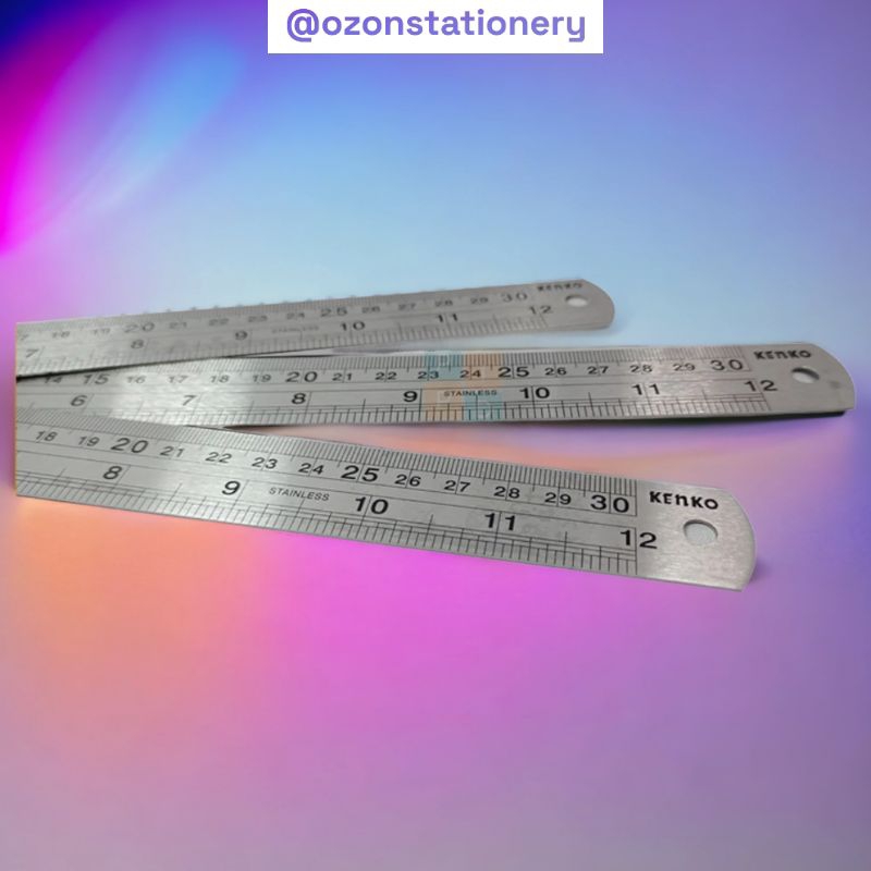 

Joyko - Ruler Stainless 30cm Penggaris besi - Pcs
