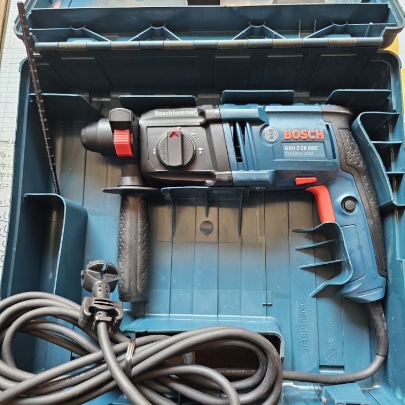 BOSCH GBH220 MESIN BOR BETON ROTARY HAMMER 20 MM GBH 2-20 DRE 3 FUNGSI