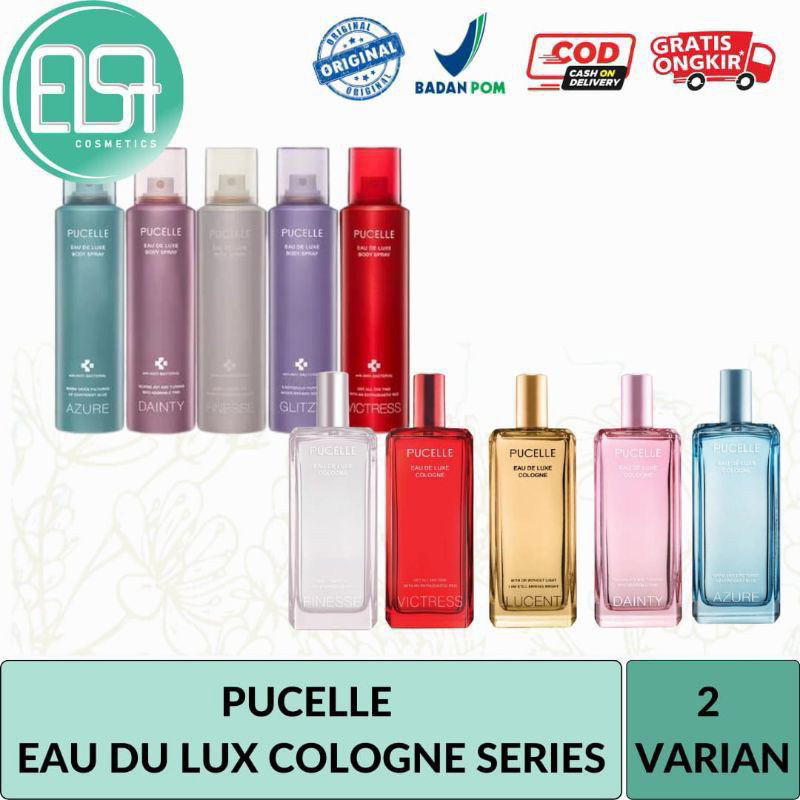 Pucelle Eau De Luxe Cologne 100ml / pucelle eau de luxe body colligne 100ml