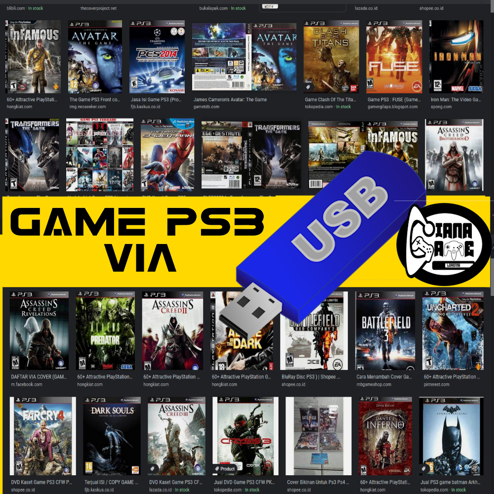 Flashdisk game ps3 hen cfw bebas pilih game