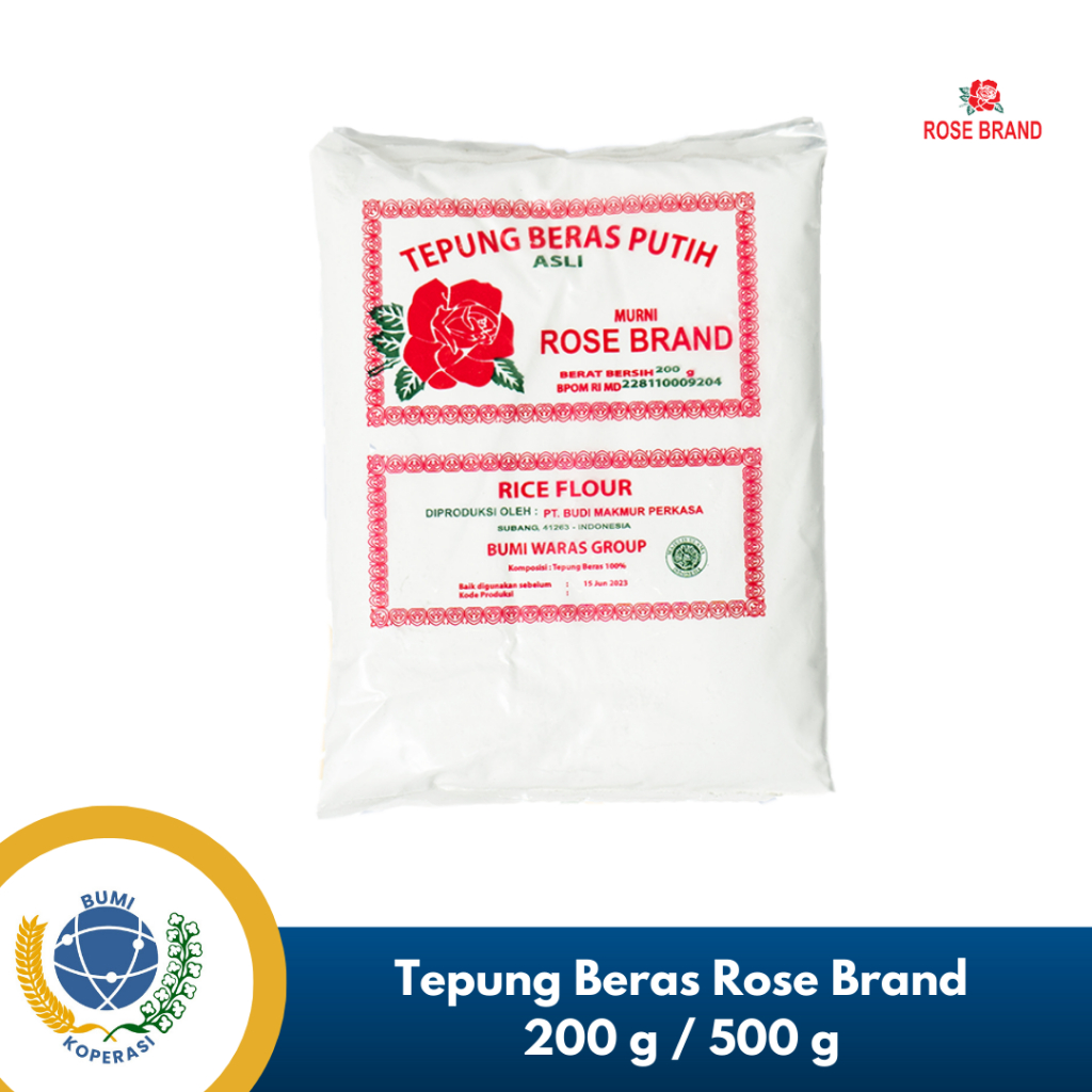 

Tepung Beras Rose Brand isi 50 200 gr/ Pcs