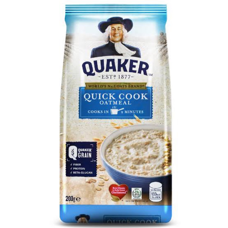 

QUAKER Quick Cook Oatmeal 200gr