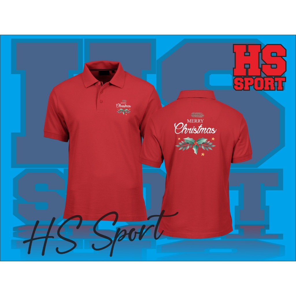 POLO MERRY CHRISTMAS - BAJU CHRISTMAS - KAOS MERRY CHRISTMAS TYPE  2