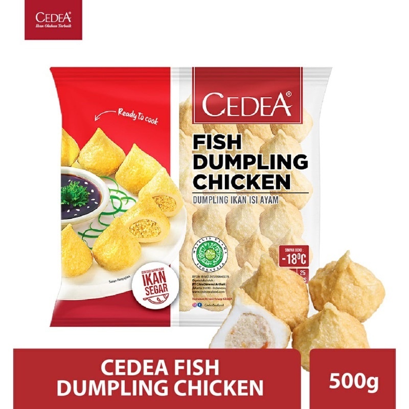 

TERMURAH_cedea Fish Dumpling Keju atau Ayam 200gr dan 500gr