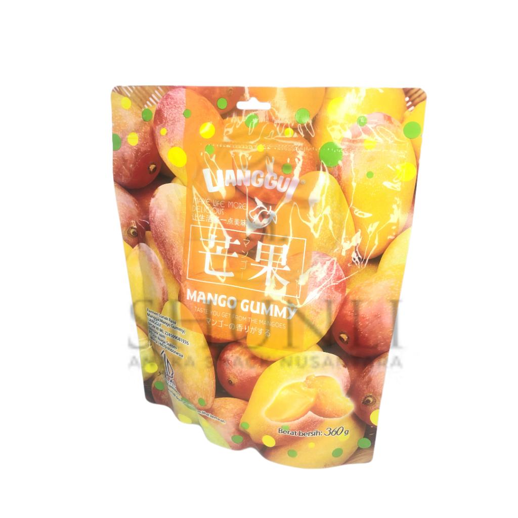 

LIANGGU Manggo Gummy / Permen Lunak Rasa Mangga 360g