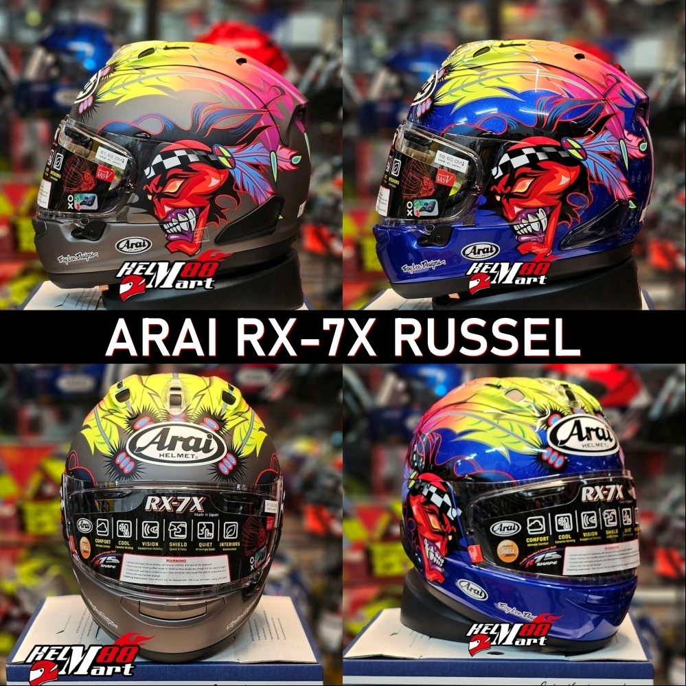 Arai RX-7X Russell - Helm ARAI Full Face Arai RX7X Original