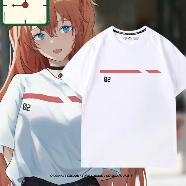 Kaos Anime Neon Genesis Evangelion Asuka Shikinami Cosplay